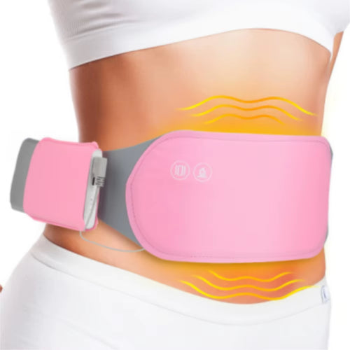 Heating Pad for Menstrual Cramps USB Powerbank Waist Massage Uterus Warm Belt 6 Vibration 3 Constant Temperature Abdomen Warmer